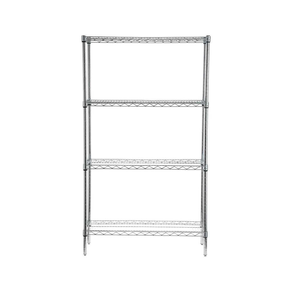 ESTANTE CROMADO MODULAR 4 NIVELES