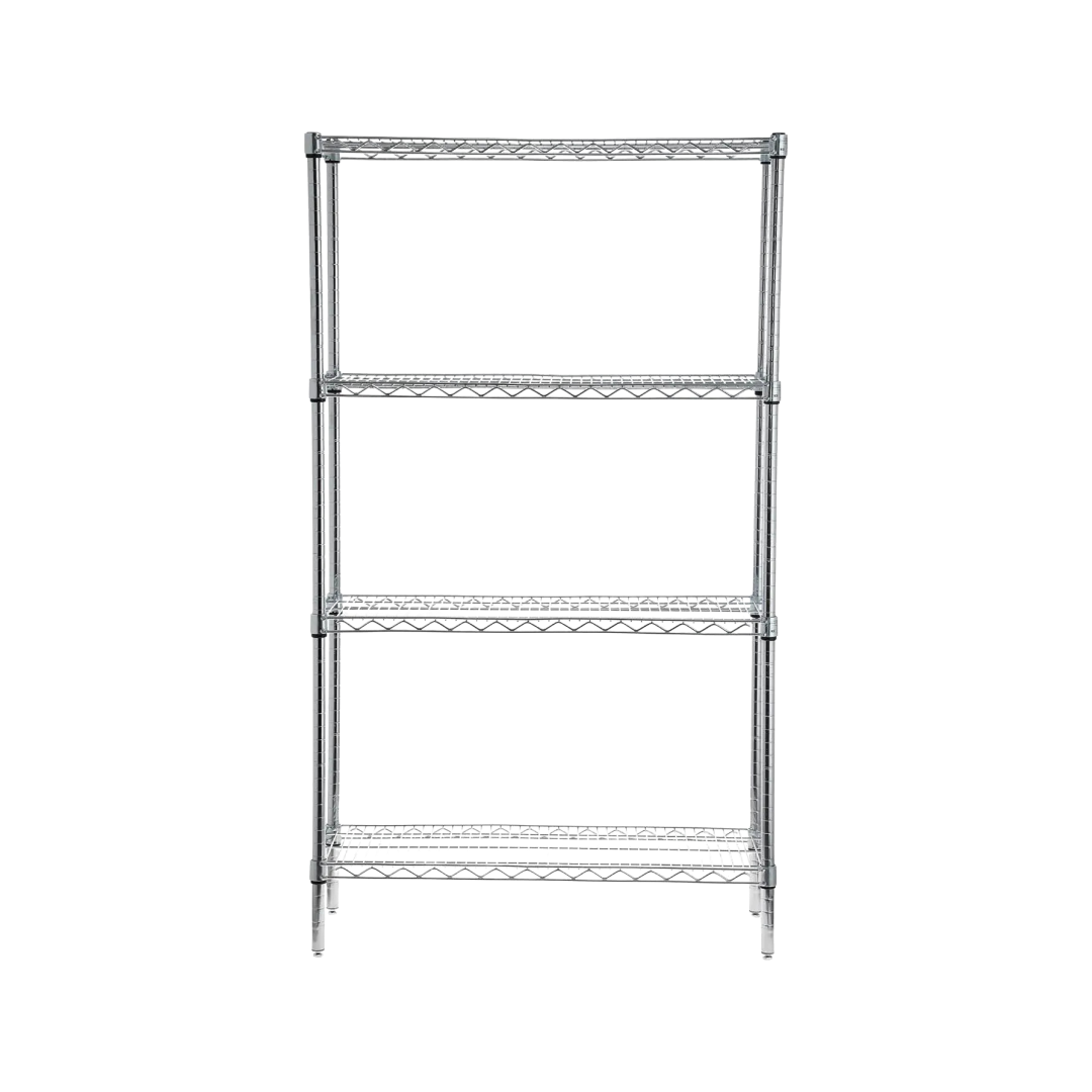 ESTANTE CROMADO MODULAR 4 NIVELES