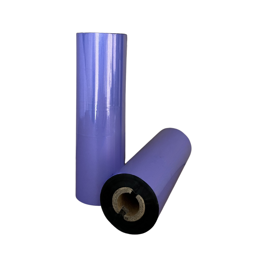 CINTA TRANSFERENCIA TÉRMICA NEGRA CERA OUT 1/2" 110MM 74M