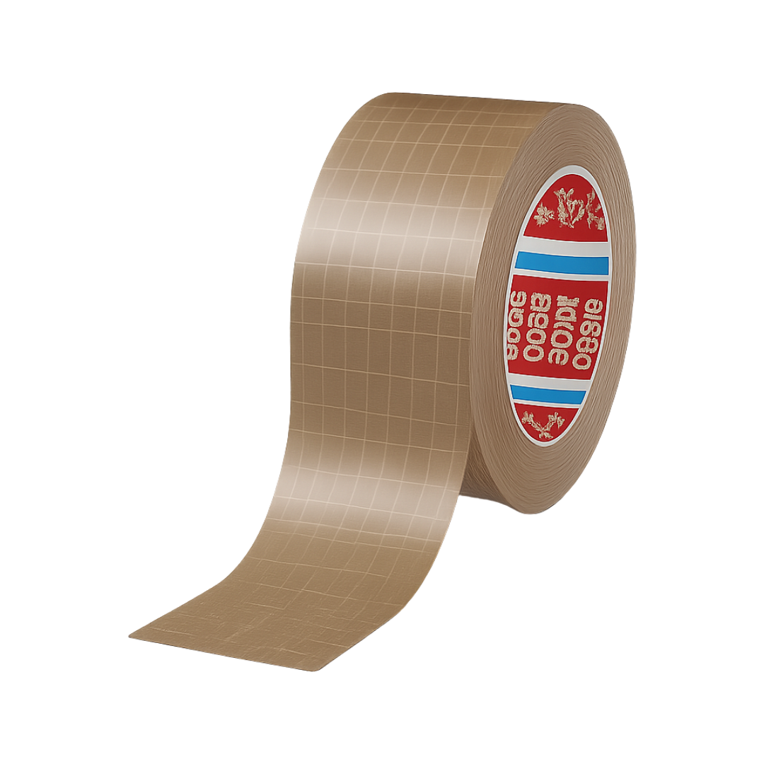 CINTA DE EMBALAJE PAPEL ADH CAUCHO REFORZADO 50M 25MM TESA