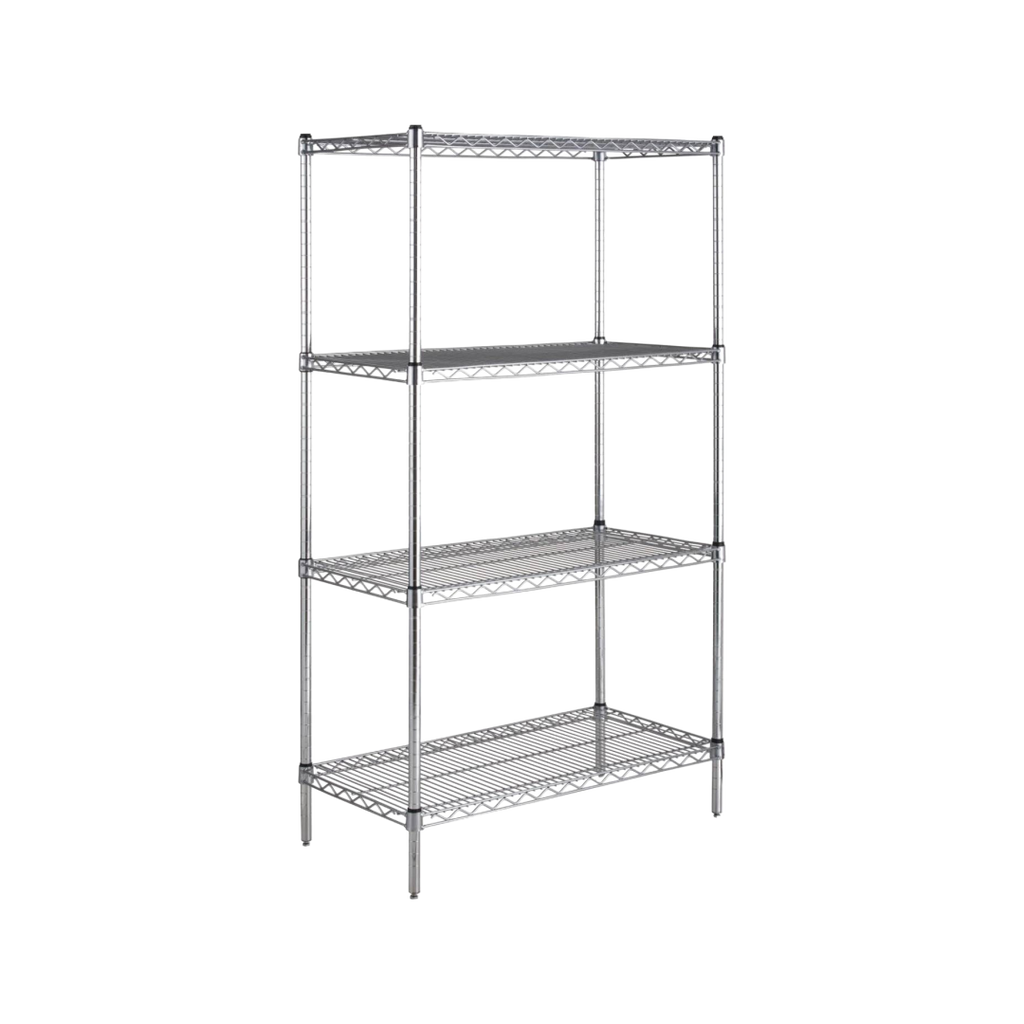 ESTANTE CROMADO 4 NIVELES