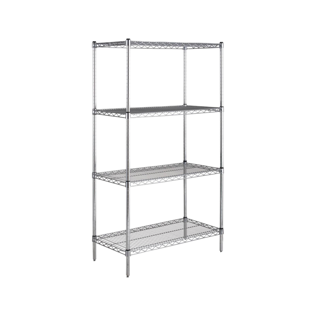 ESTANTE CROMADO 4 NIVELES