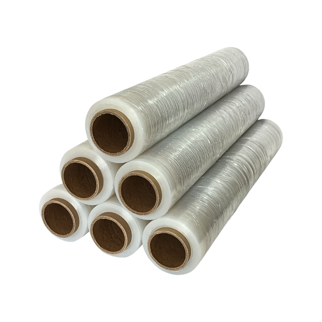 FILM MANUAL TRANSPARENTE 50CM 20MIC 1.3KGN 1.55KGB