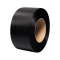 Zuncho plástico negro manual PP 12mm x 0.8mm 1700 metros — Bodemix