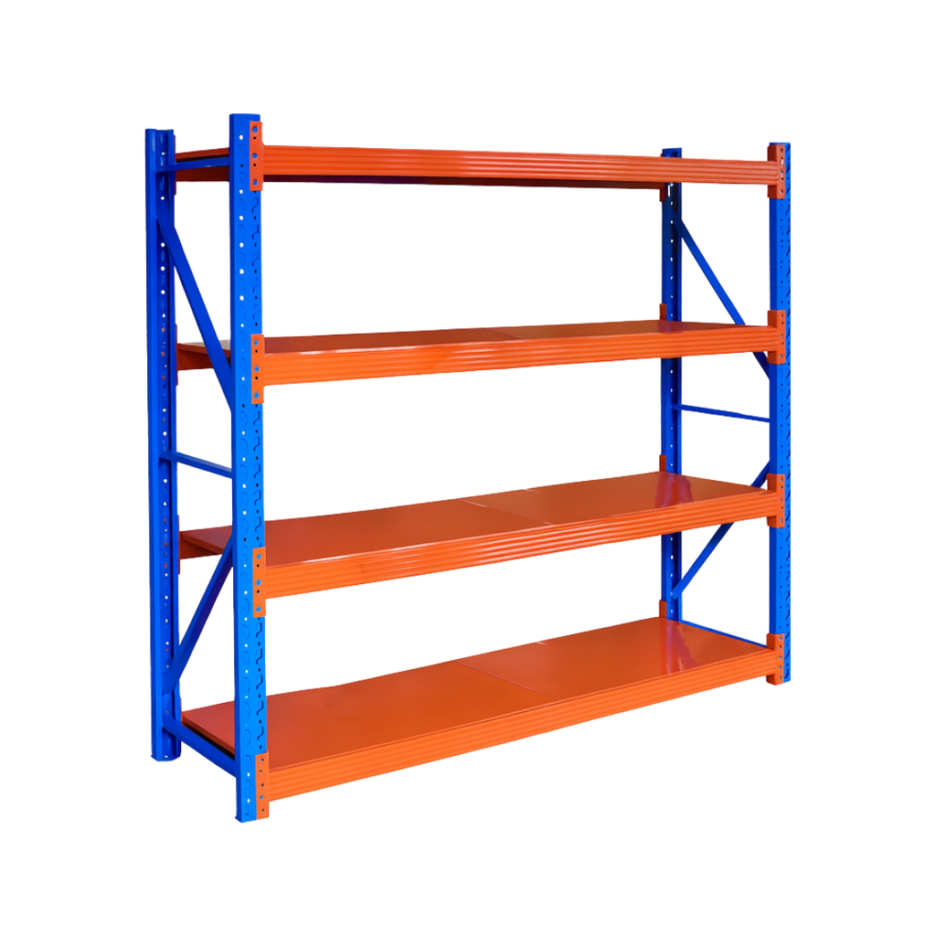RACK SEMIINDUSTRIAL 4 NIVELES 2X2X0.6M