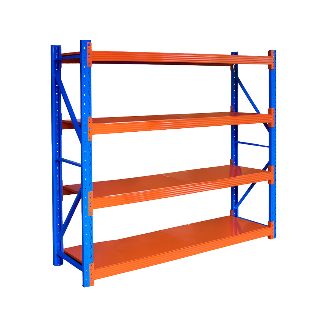 RACK SEMIINDUSTRIAL 4 NIVELES 2X2X0.6M